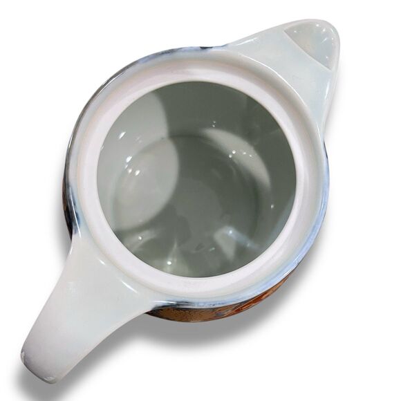 Vintage Arita Ware Red, Blue & Gold Floral Design Teapot  w/Lid and Tea Strainer - Picture 8 of 16